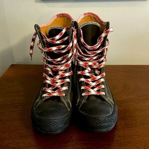 Converse Chuck Taylor All-Star, leather, high tops, size 7.5